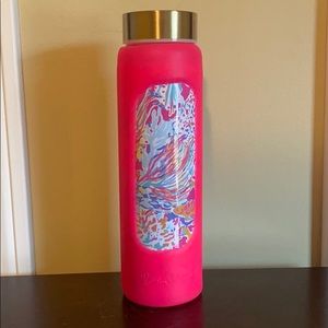Lilly Pulitzer Glass Water Bottle GWP NIB